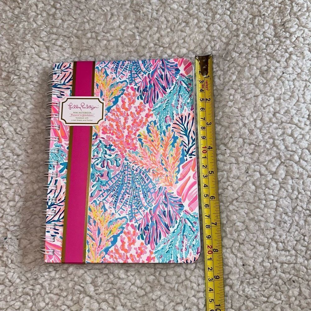 Lilly Pulitzer Mini Notebook Splashdance Pattern NWT - Picture 8 of 9